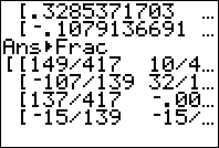 Finding The Inverse Of A Matrix With A Graphing Calculator